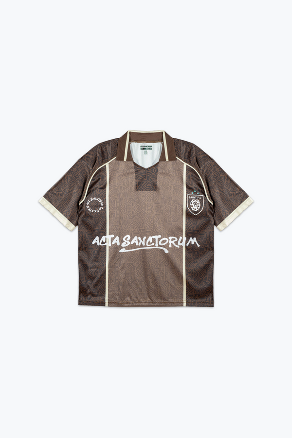 Saint Football Shirt Brown