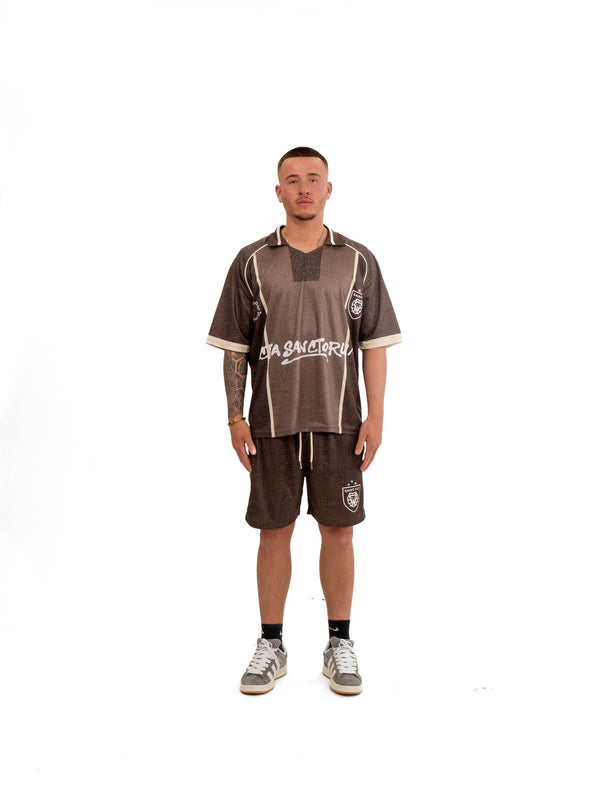 Saint Football Shorts Brown