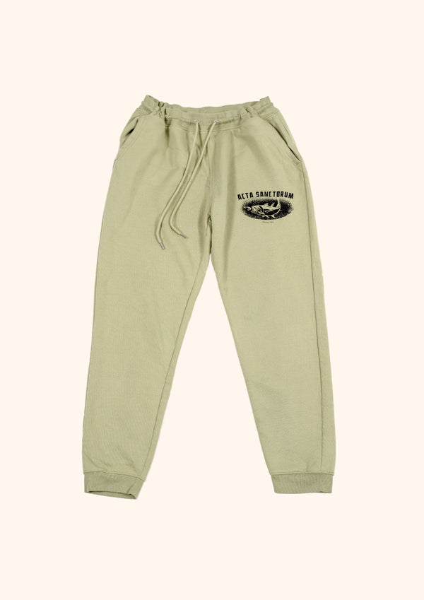 ACTA SANCTORUM FISHING CLUB SWEATPANTS WASHED OLIVE